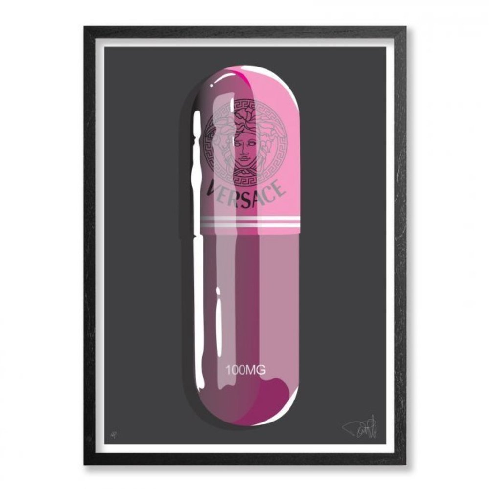DENIAL - FASHION ADDICT - VERSACE PINK - ART PRINT
